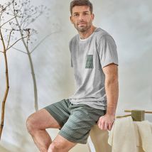 Pyjashort M - vert kaki - Becquet