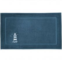 Tapis de bain 45x75 - bleu marine - Coton - Becquet