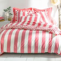 Taie sac 63x63 - rose bonbon - Coton - Becquet