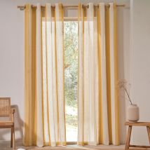 Voilage L. 140 x H. 260 - jaune - Becquet
