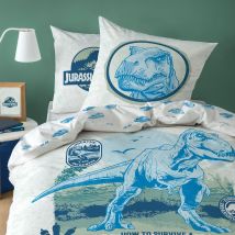 Housse de couette 140x200 + taie - bleu - Coton - Becquet