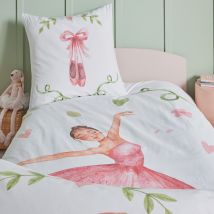 Taie sac 65x65 - rose - Coton - Becquet