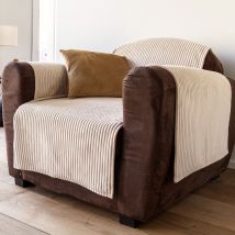 Protège fauteuil 55x200 - blanc écru - Becquet