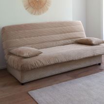 Housse clic-clac 2 places - beige - Becquet