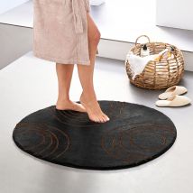 Tapis de bain 60x70 - noir - Becquet