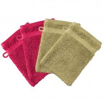 Gant de toilette 15x21 - vert pistache - Coton - Becquet