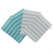 Gant de toilette 15x21 - vert céladon - Coton - Becquet
