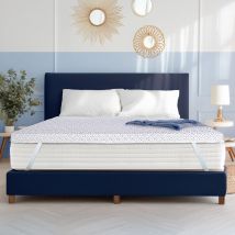 Surmatelas Confort 90x190 - blanc - Bois - Becquet