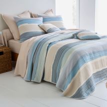 Jeté de lit 180x270 - bleu - Becquet