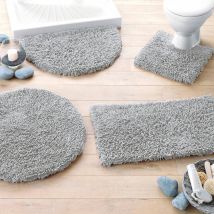 Tapis rond 80 - gris - Coton - Becquet
