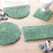 Tapis de bain 70x120 - vert amande - Coton - Becquet