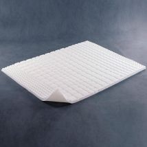 Surmatelas Ergonomique 5 Zones 80x200 - Blanc - Becquet - Fabriqué en France