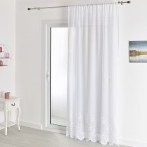 Voilage L.420xH.240 - blanc - Becquet