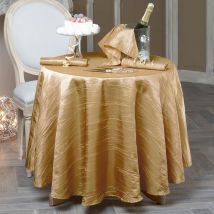 Serviette de table 45x45 Lot de 3 - jaune doré - Becquet