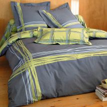 Taie traversin 44x180 - gris - Coton - Becquet