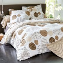 Taie traversin 44x185 - beige - Coton - Becquet