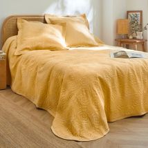 Housse d'oreiller 65x65 - jaune miel - Becquet