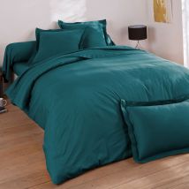 Housse de couette 260x240 - bleu canard - Coton - Becquet