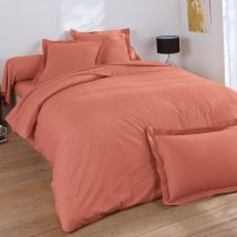 Drap 180x290 - orange poterie - Coton - Becquet