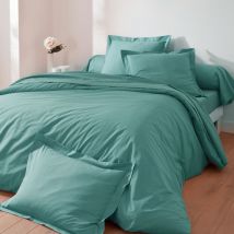 Housse de couette 140x200 - bleu artic - Coton - Becquet
