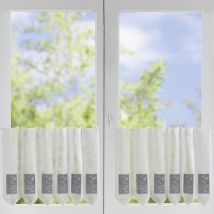 Brise-bise H. 90 - blanc - Becquet