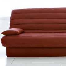 Housse clic-clac 2places - rouge brique - Becquet