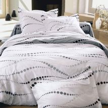 Drap-housse 140x190x28 - blanc - Coton - Becquet