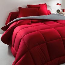 Couette tempérée 140x200 - rouge - Becquet