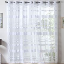 Voilage L.140xH.240 - blanc - Becquet