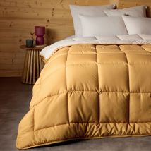 Couette chaude 200x200 - jaune miel - Becquet