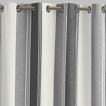 Rideau occultant L.135xH.180 - gris - Coton - Becquet