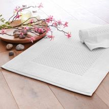 Tapis de bain 60x90 Lot de 2 - blanc - Coton - Becquet