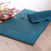 Tapis de bain 50x70 lot de 2 - bleu canard - Coton - Becquet
