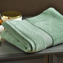 Serviette de toilette 50x100 - vert amande - Coton - Becquet