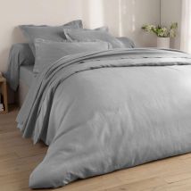Housse de couette 140x200 - gris - Becquet