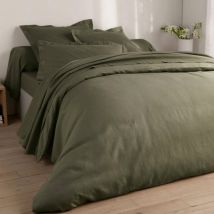 Housse de couette 260x240 - vert kaki - Becquet
