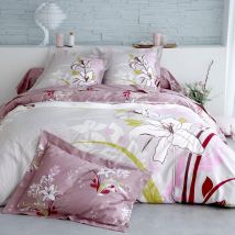 Housse de couette 200x200 - violet parme - Bois - Becquet