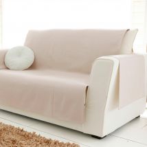 protège canapé 110x200 - beige - Coton - Becquet