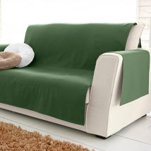 protège canapé 150x200 - vert olive - Coton - Becquet