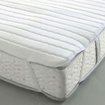 Surmatelas Coolplus 160x200 - blanc - Becquet