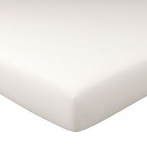 Drap-housse grand bonnet 160x200x32 - blanc - Becquet
