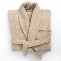 Peignoir Personnalisé M - beige sable - Becquet