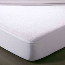 protège matelas grands bonnets 80x190x30 - blanc - Becquet