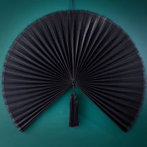 Eventail noir - noir - Becquet