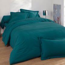 Housse de couette 260x240 - bleu canard - Coton - Becquet