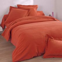 Taie traversin 43x185 - orange terracotta - Coton - Becquet