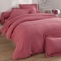 Housse de couette 200x200 - rose framboise - Coton - Becquet