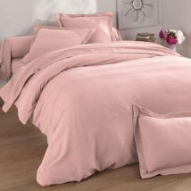 Housse de couette 240x220 - rose poudré - Coton - Becquet