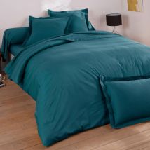 Housse de couette 200x200 - bleu canard - Coton - Becquet