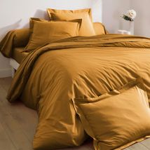 Taie traversin 43x185 - marron bronze - Coton - Becquet